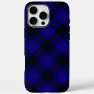 マッケイタータンチェックブルーブラックプレイド iPhone 16 PRO MAXケース