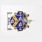 マッケイ家紋コートオブアームズ フリースブランケット (正面(横))