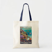 マッケイ素晴らしバリアリーフトラベルアートヴィンテージ トートバッグ (正面)