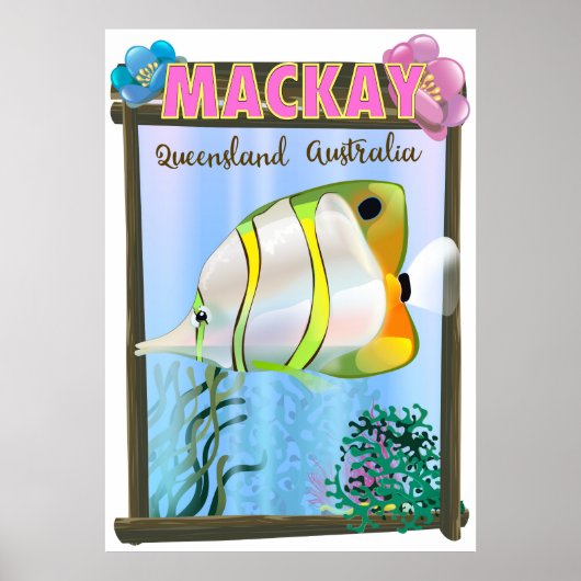 マッケイ・オーストラリア熱帯旅行ポスター ポスター (正面)