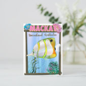 マッケイ・オーストラリア熱帯旅行ポスター ポストカード (スタンド正面)