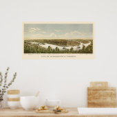 マッケポート、PAパノラママップ – 1894 ポスター (キッチン)