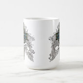 マッケンジーのタータンチェックの十字 コーヒーマグカップ (中央)