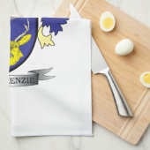 マッケンジーの家紋の紋章付き外衣 キッチンタオル (四つ折り)