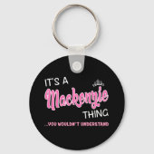 マッケンジーの言う事が分からないんだ キーホルダー (正面)