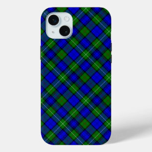 マッケンジータータンチェックブルーグリーンプレイド iPhone 15 MINIケース