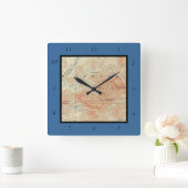 マッケンジーマウンテン詳細 スクエア壁時計 (ホーム)