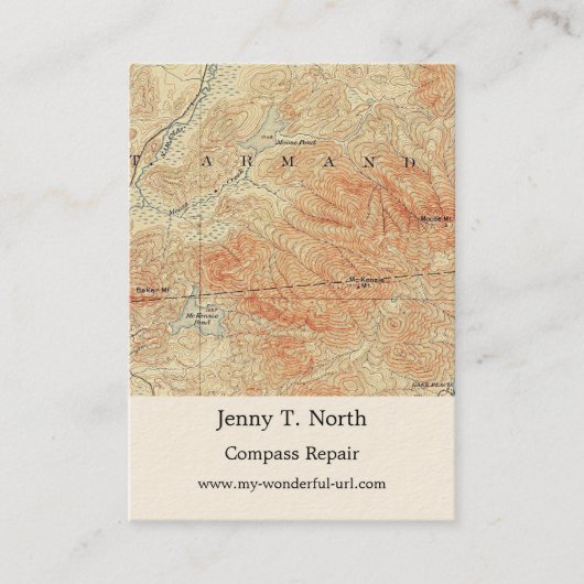 マッケンジーマウンテン詳細 名刺 (正面)