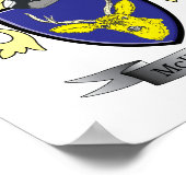 マッケンジー家紋コートオブアームズ ポスター (角)