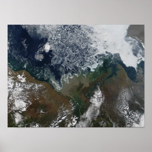 マッケンジー川はマッケンジー湾に注ぐ ポスター (正面)