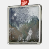 マッケンジー川はマッケンジー湾に注ぐ メタルオーナメント (左)