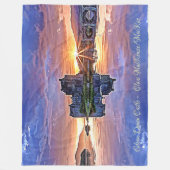 マッケンジー、マクラーマクラスコットランドクランEilian Doan Castle フリースブランケット (正面)