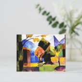 マッケ – ガーデンオントゥン湖 ポストカード (スタンド正面)