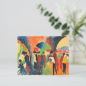 マッケ – トゥンのアーバーの下 ポストカード (スタンド正面)