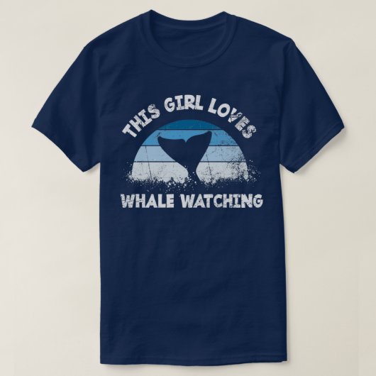 マッコウクジラの尾 Tシャツ (デザイン正面)