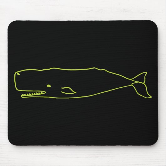 マッコウクジラ マウスパッド (正面)