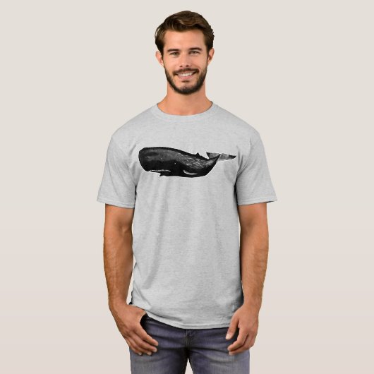 マッコウクジラ Tシャツ (正面フル)