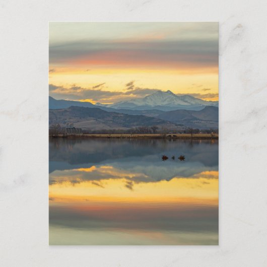 マッコールズ湖の反射 ポストカード (正面)