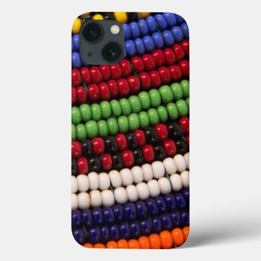 マッサイ族のビーズパターン Case-Mate iPhoneケース (裏面)