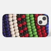 マッサイ族のビーズパターン iPhoneケース (裏面横)