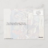 マッサカーアットキオス(勉強)バイユージンデラクロワ ポストカード (裏面)