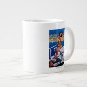 マッサマリーナトラベルポスター ジャンボコーヒーマグカップ (正面右)