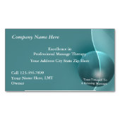 マッサモダンージユニークデザイン マグネット名刺 (正面)