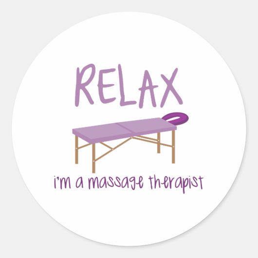 マッサリラックスージテーブル ラウンドシール (正面)