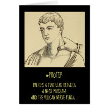 マッサージおもしろいセラピーネックマッサージ