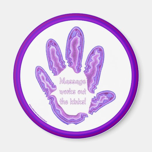 マッサージが効く マグネット (正面)