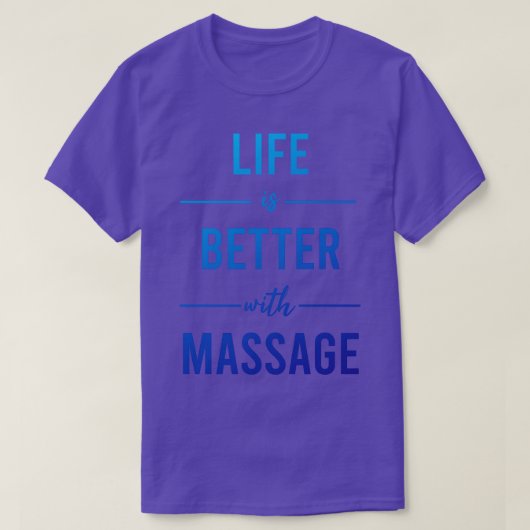 マッサージで生活が良い12 Tシャツ (デザイン正面)
