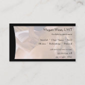 マッサージのスパの名刺 名刺 (裏面)