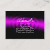 マッサージのセラピーのサロン及びスパの名刺 名刺 (裏面)