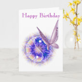 マッサージのセラピーのバースデー・カード カード (黄色い花)