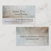 マッサージのセラピーの医術の名刺 名刺 (正面/裏面)