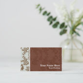 マッサージのセラピーの名刺 名刺 (スタンド正面)