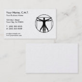 マッサージのセラピーの名刺 名刺 (正面/裏面)