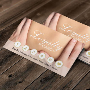 マッサージのセラピーの専門のセラピストのロイヤリティ ロイヤリティカード