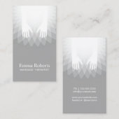 マッサージのセラピーの治療のスパのサロン 名刺 (正面/裏面)