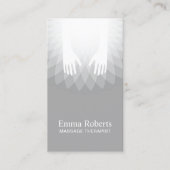 マッサージのセラピーの治療のスパのサロン 名刺 (正面)
