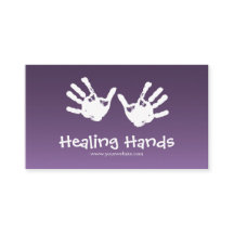 マッサージのセラピー-紫色