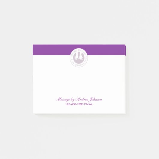 マッサージのテーマ ポストイット (正面)