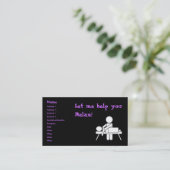 マッサージの名刺 名刺 (スタンド正面)