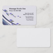 マッサージの名刺 名刺 (正面/裏面)