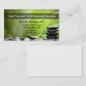 マッサージの名刺 名刺 (正面/裏面)