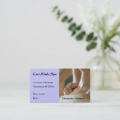 マッサージの手の写真 予約カード (スタンド正面)