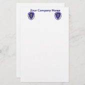 マッサージの旗付き文房具 便箋 (正面/裏面)