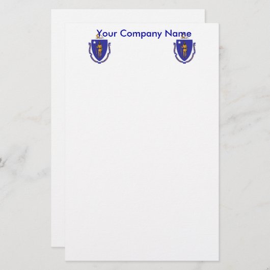 マッサージの旗付き文房具 便箋 (正面/裏面)