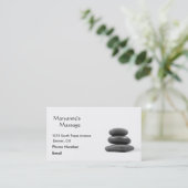 マッサージは写真に投石します 予約カード (スタンド正面)