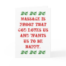 マッサージは神がクリスマスを愛していることを証明する